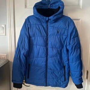 Spyder Kids Nexus Puffer Jacket in Vibrant Blue - Size XL